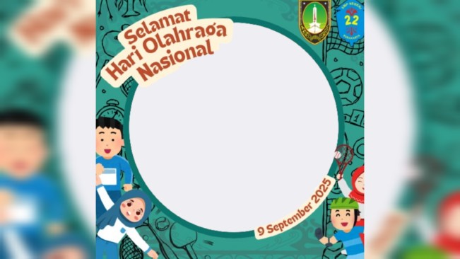 Twibbon Hari Olahraga Nasional. [Twibbonize]